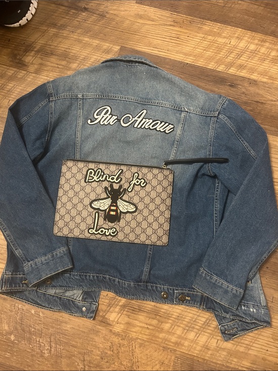 Other Jackets & Blazers - Blind for Love Denim Jacket & blind for love bag - Blue